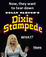 After tearing down all the statues of Robert E. Lee, there are some that think it is time for Dolly Parton's musical rendition of the Civil War in Branson to go.